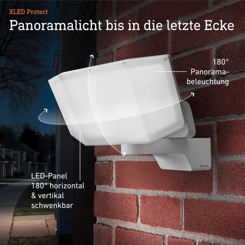 STEINEL XLED Protect ohne Bewegungsmelder - weiß